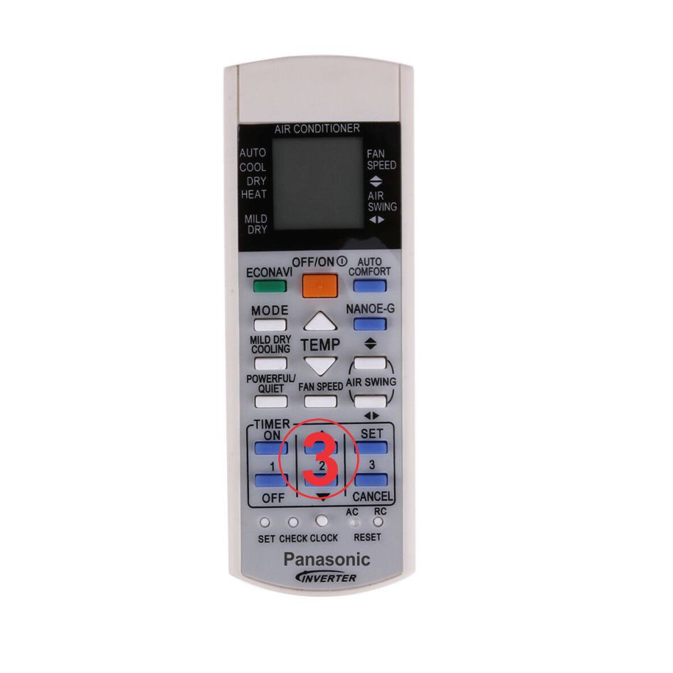 Remote máy lạnh Panasonic Inverter Tân Minh Phát