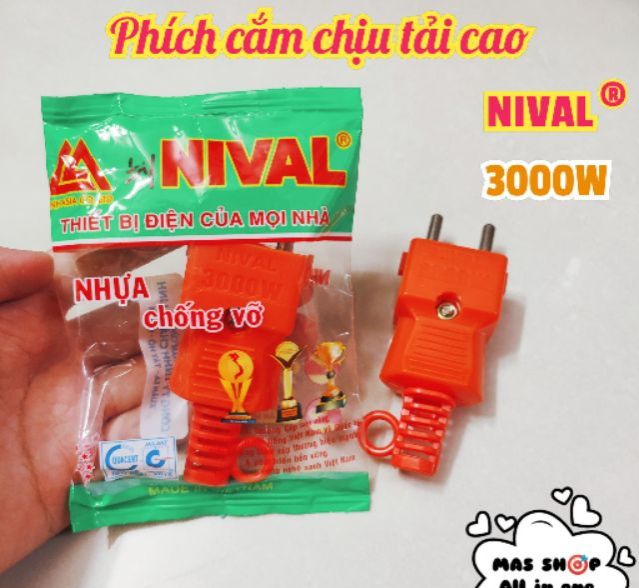 Phích cắm chịu tải cao 3000w nival®