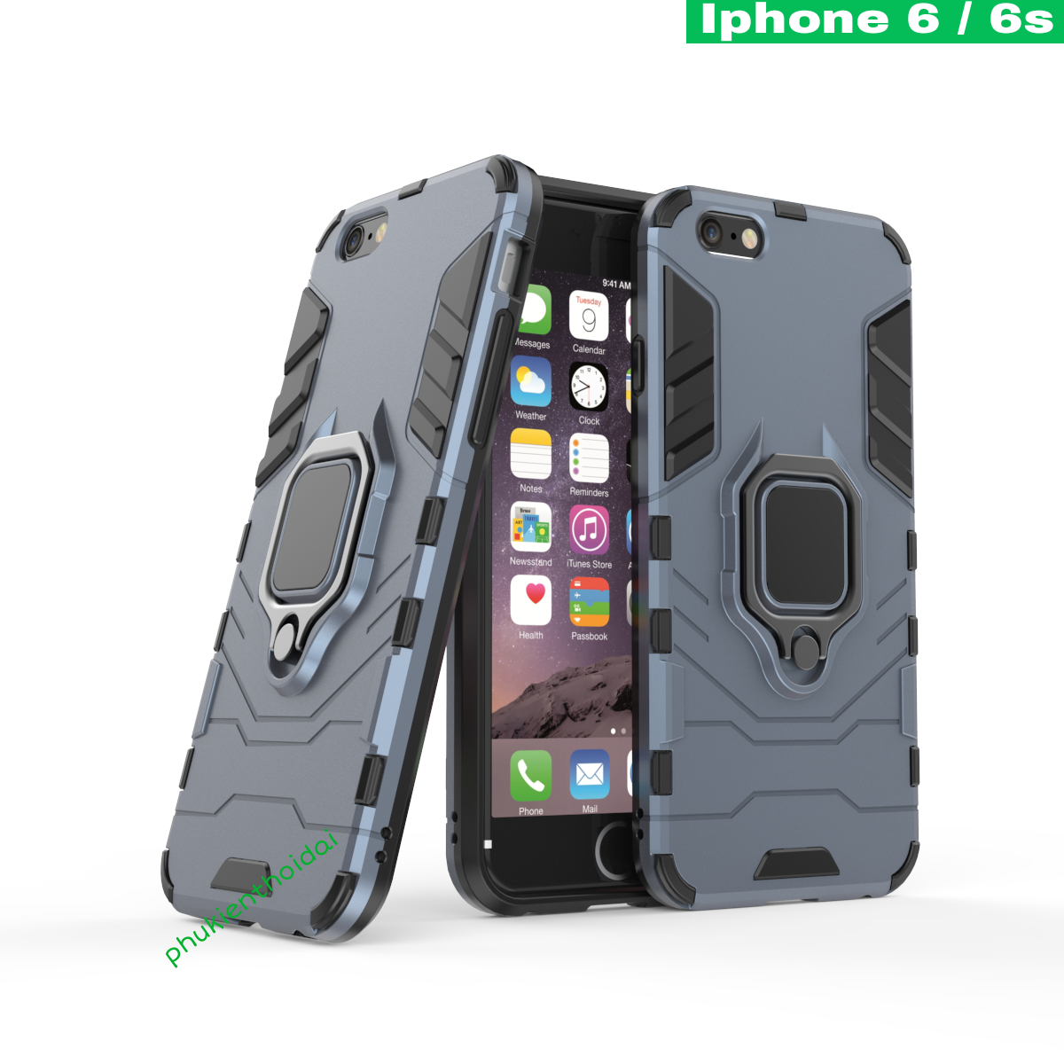 Ốp lưng Iphone 6 / Iphone 6s Iron Man Iring chống sốc cao cấp