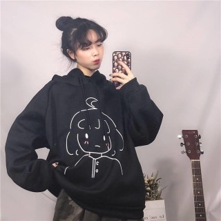 áo khoác nam nữ unisex form rộng Hàn Quốc áo hoodie nam nữ form rộng in thumbnail