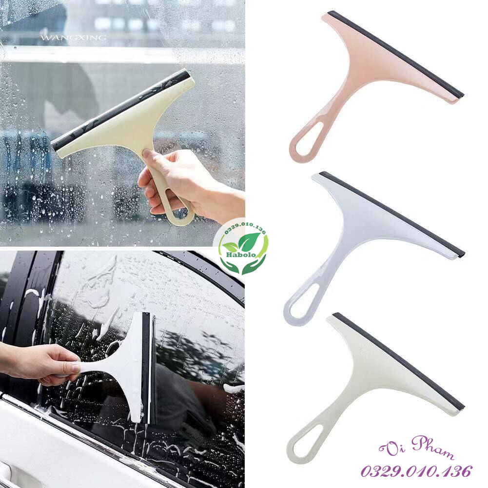 Cây lau kính - Dụng cụ vệ sinh cửa kính ô tô cầm tay nhỏ gọn tiện dụng.