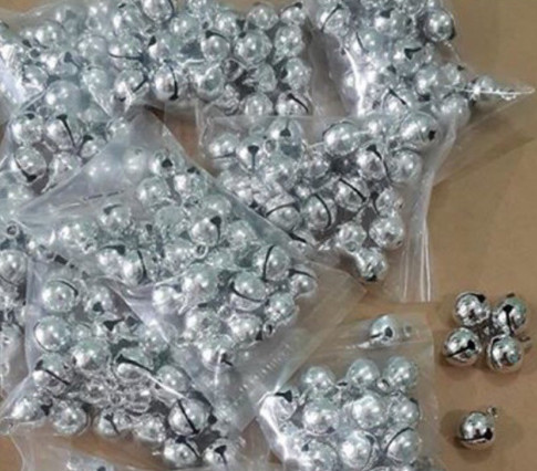 Combo 10 chuông trắng loại đẹp các size 6mm, 8mm