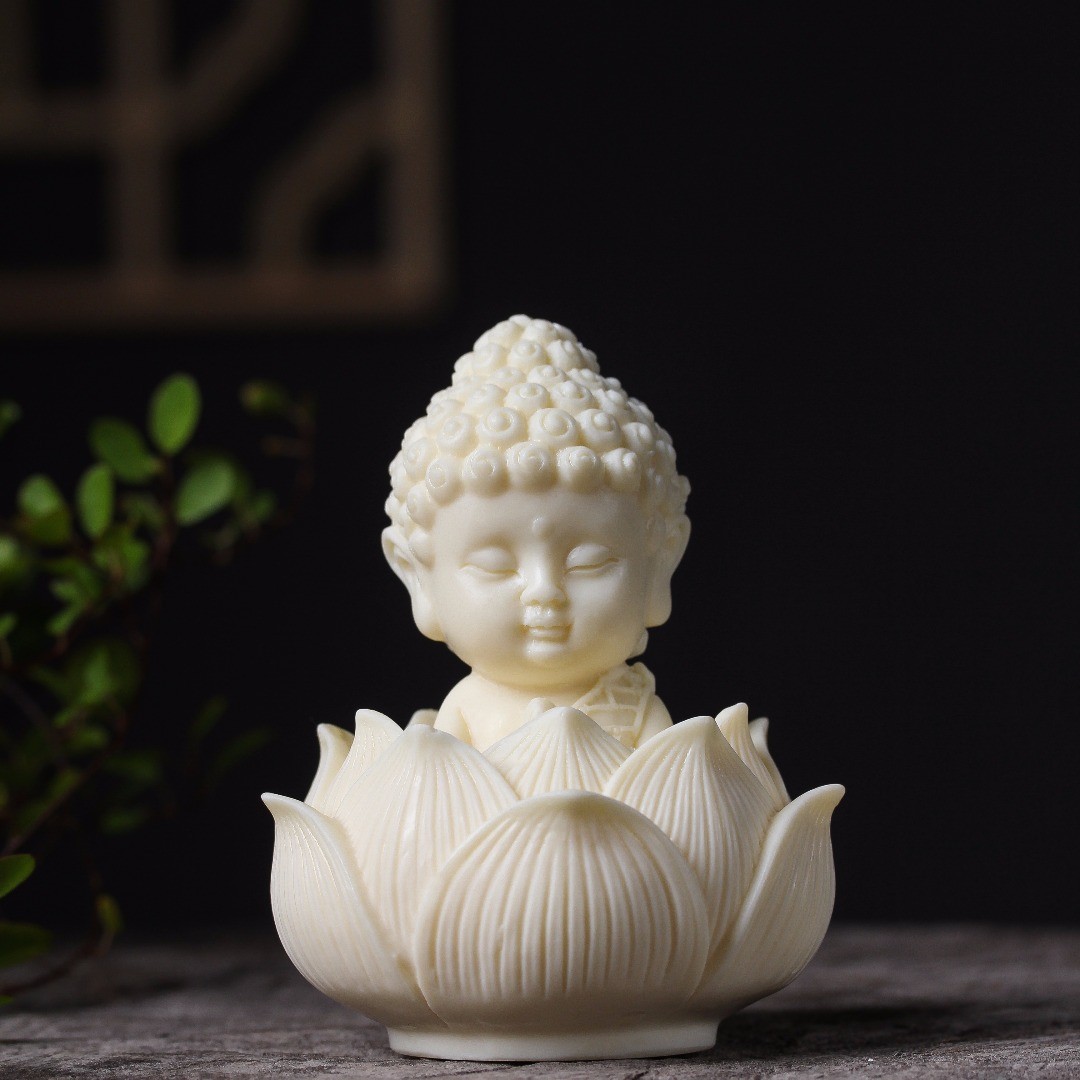 Tượng Phật Liên Hoa Phong Thủy Mini Để Bàn
