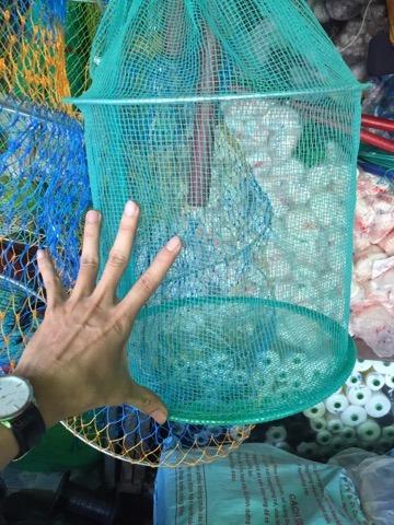 Giỏ đựng cá lưới gân