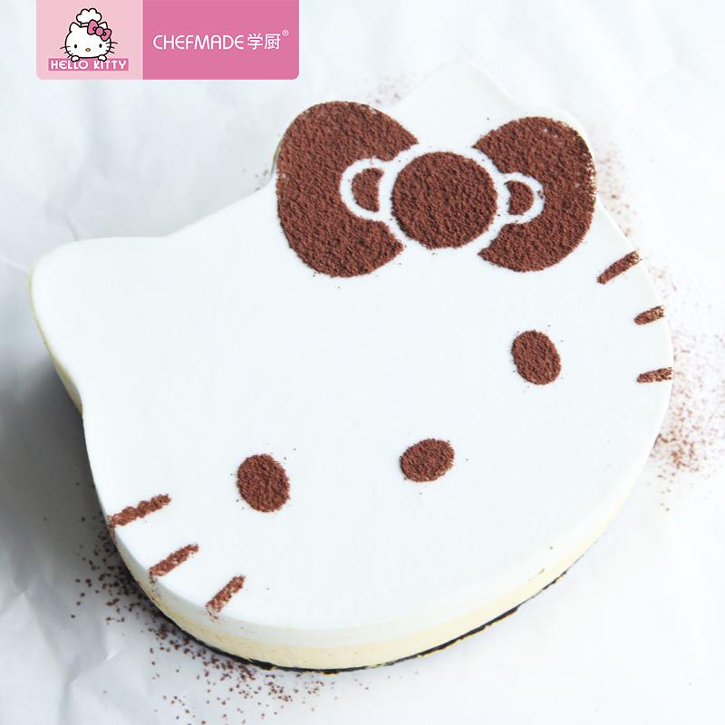 Hello Kitty (Hello Kitty) Được Ủy Quyền Chính Hãng 304 Thép Không Rỉ Mousse 4/6/8-Inch Khuôn Bánh Chef Made