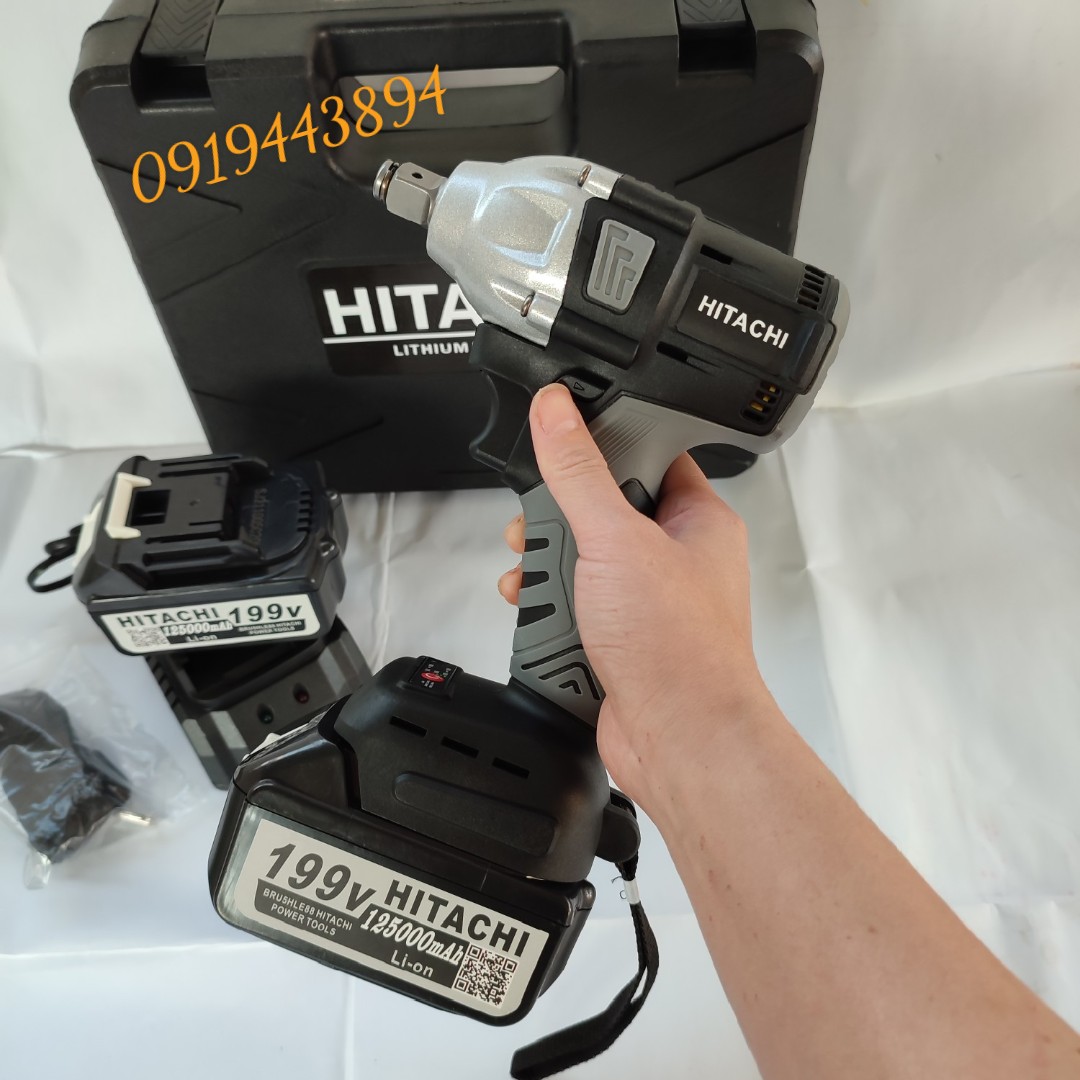Bộ máy siết bulong Hitachi không chổi than