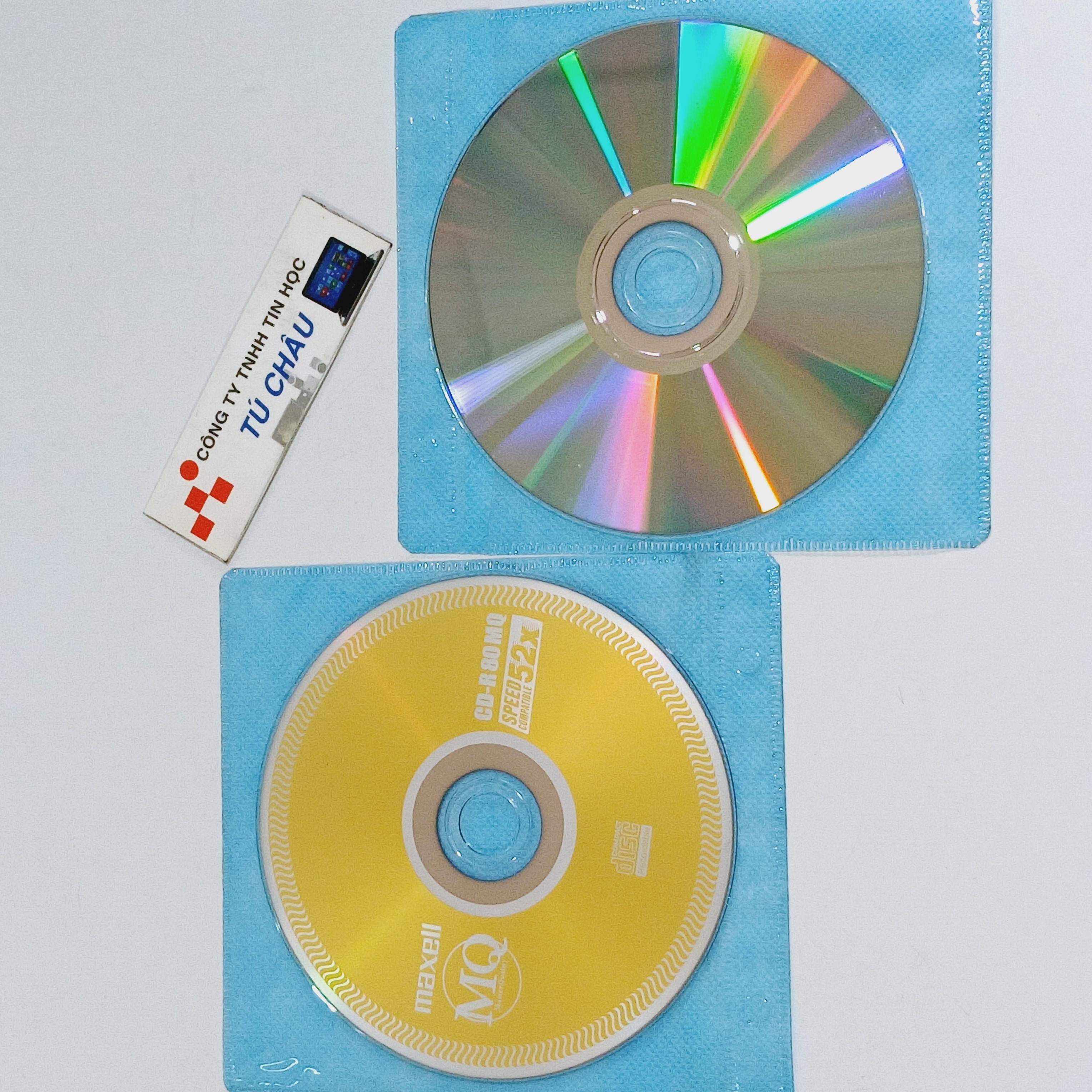 Đĩa cd maxell ( chuẩn cd-r 80mq speed compatible 52x - 700mb - 80min)