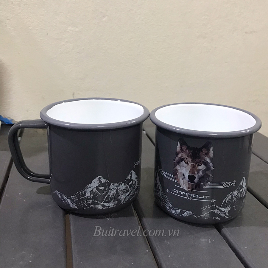 Cốc tráng men sứ uống nước - Cốc ly uống trà, pha cà phê