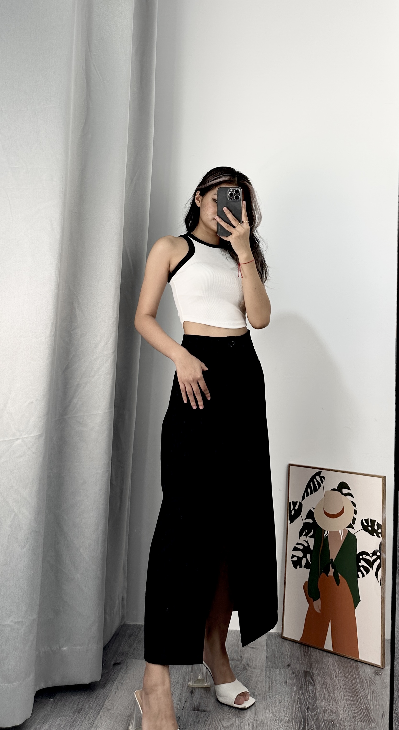 Chân váy dài xẻ tà HOTTREND