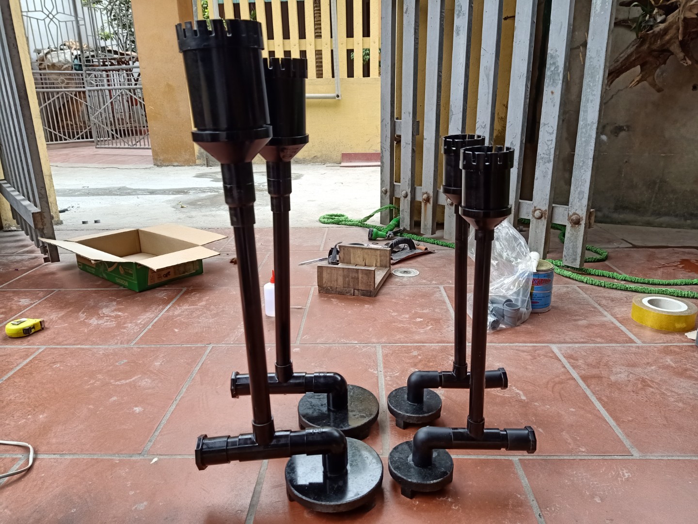 combo hút mặt hút đáy + bơm atman 305s