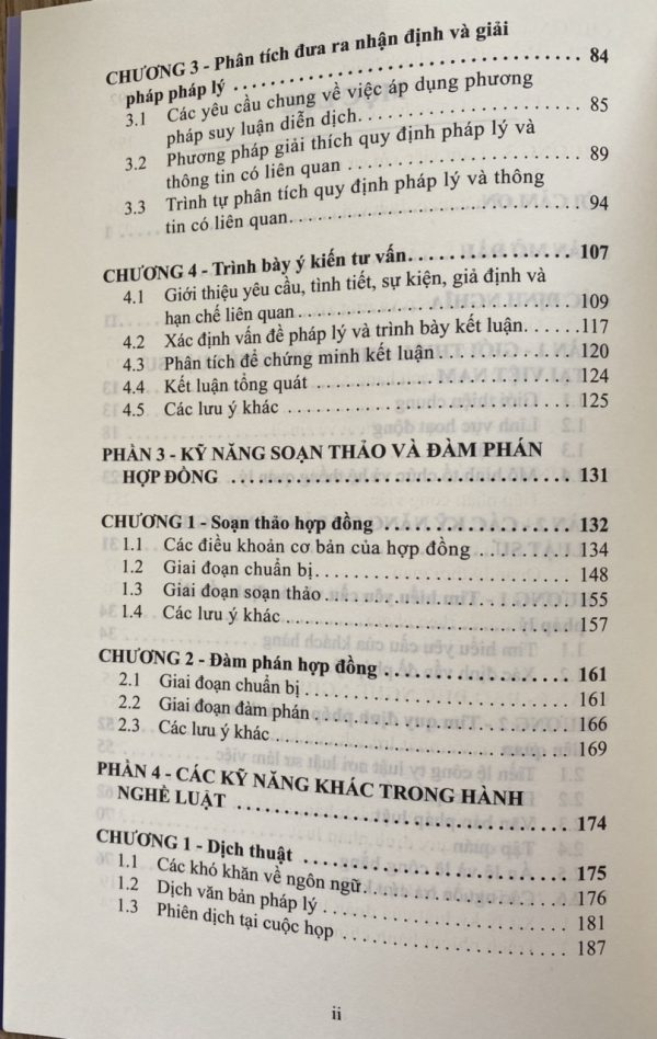 Kỹ Năng Hành Nghề Luật Sư Tư Vấn