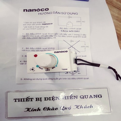 Chiết áp quạt trần lắp mặt Panasonic