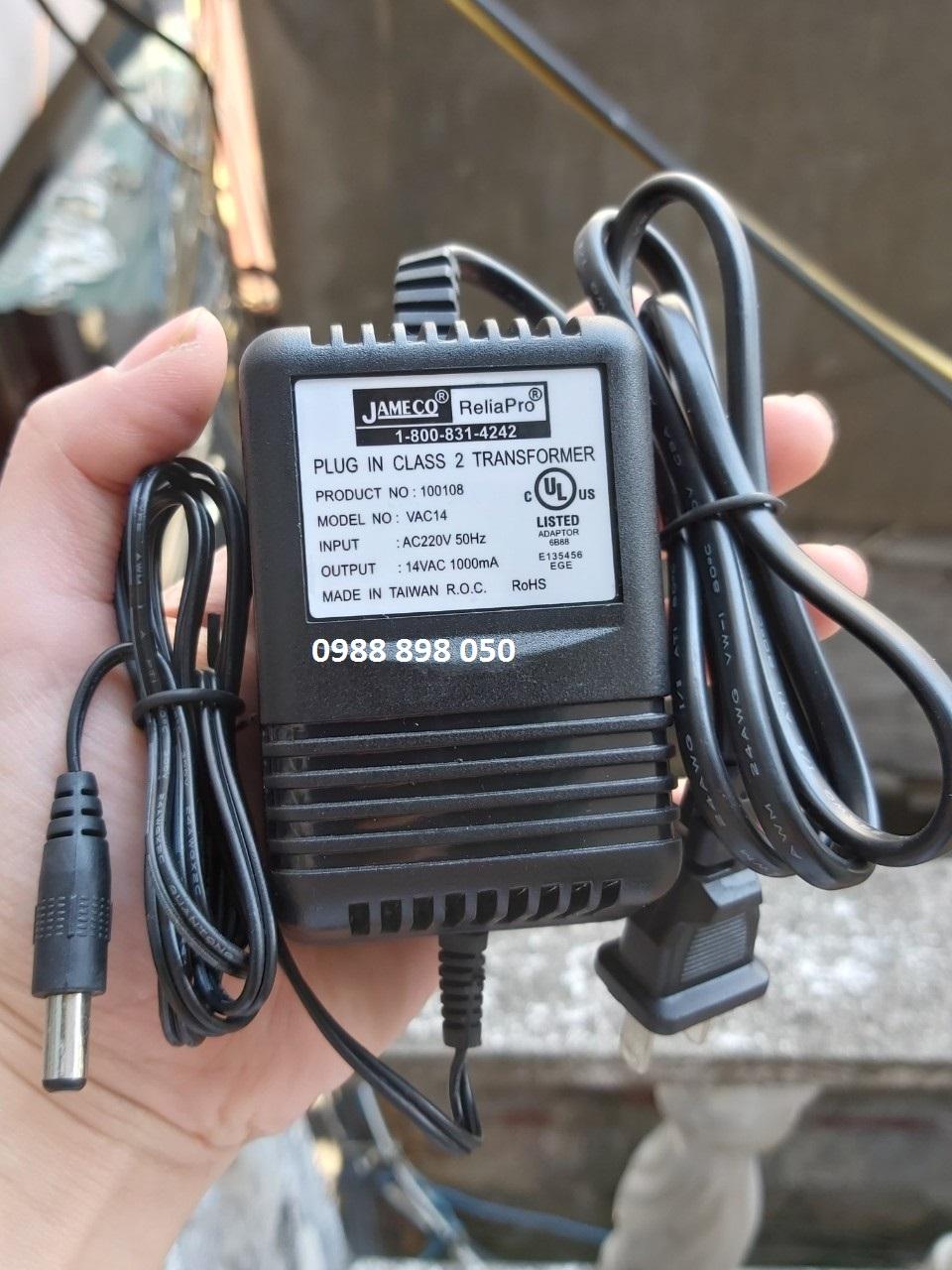 Adapter xoay chiều AC 14V 1000MA hàng cao cấp