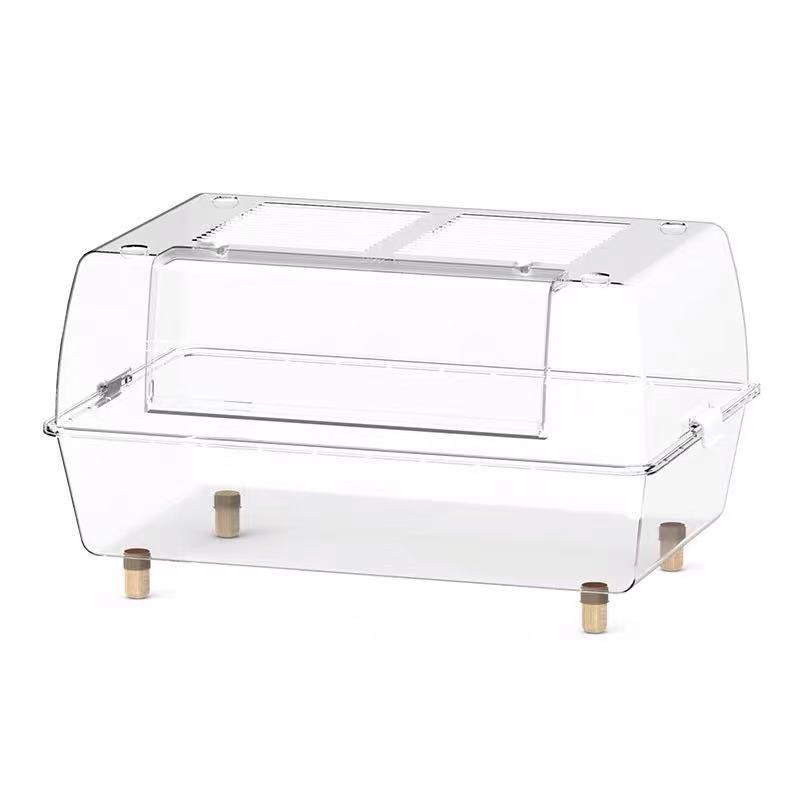 Lồng Hamster. Chuồng Tafit Trong Suốt Nuôi Hamster Kích Thước 62x32x42cm