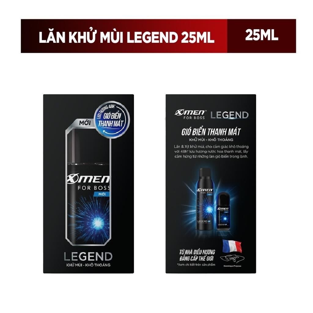 Lăn khử mùi nam X Men LEGEND 25ml