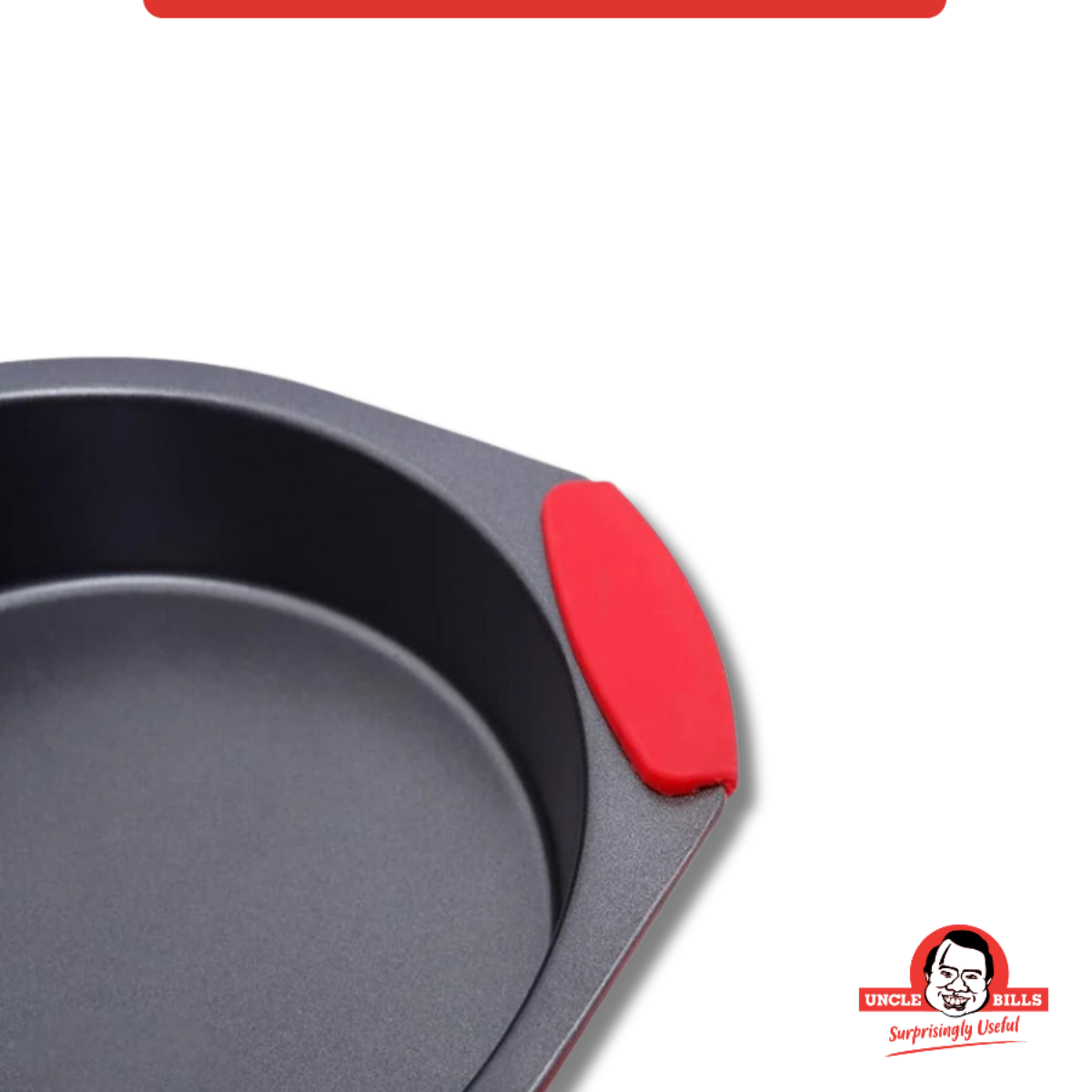Baking tray round shape with handle Silicon uncle bills KC0291