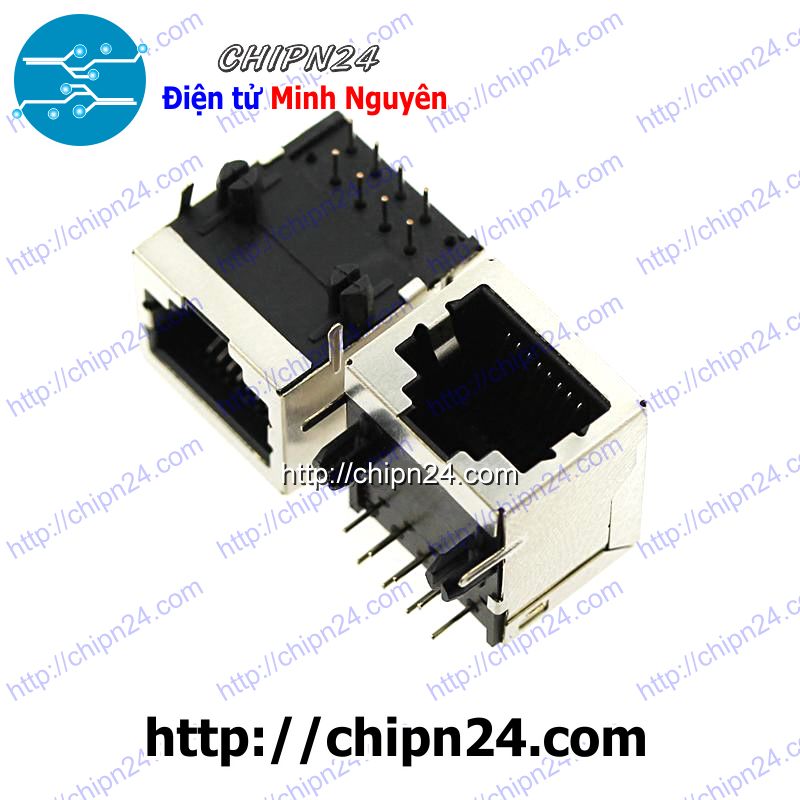 Đầu cắm rj45 8p không đèn v1