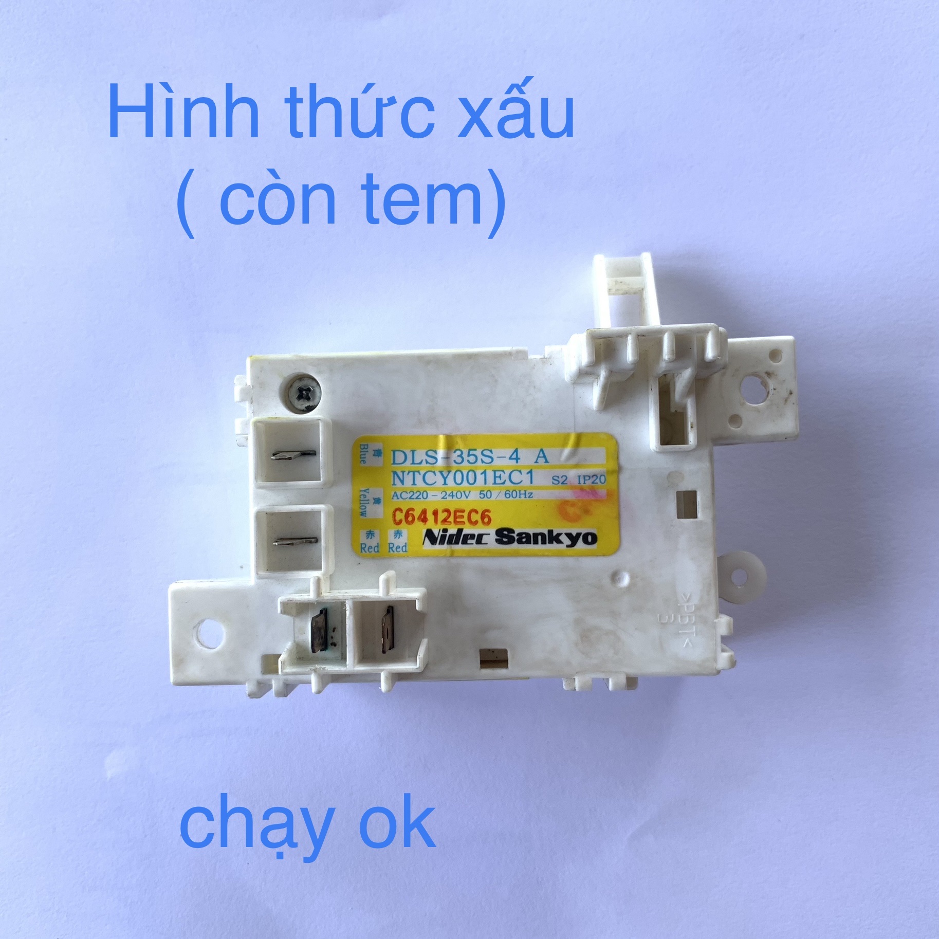 Khoá cửa máy giặt Toshiba A800-E920 ( hãng tháo máy )