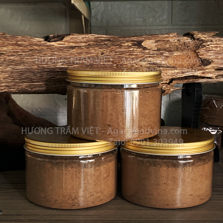 Bột trầm hương tự nhiên Khánh Hòa xông nhà, tẩy uế, xông điện