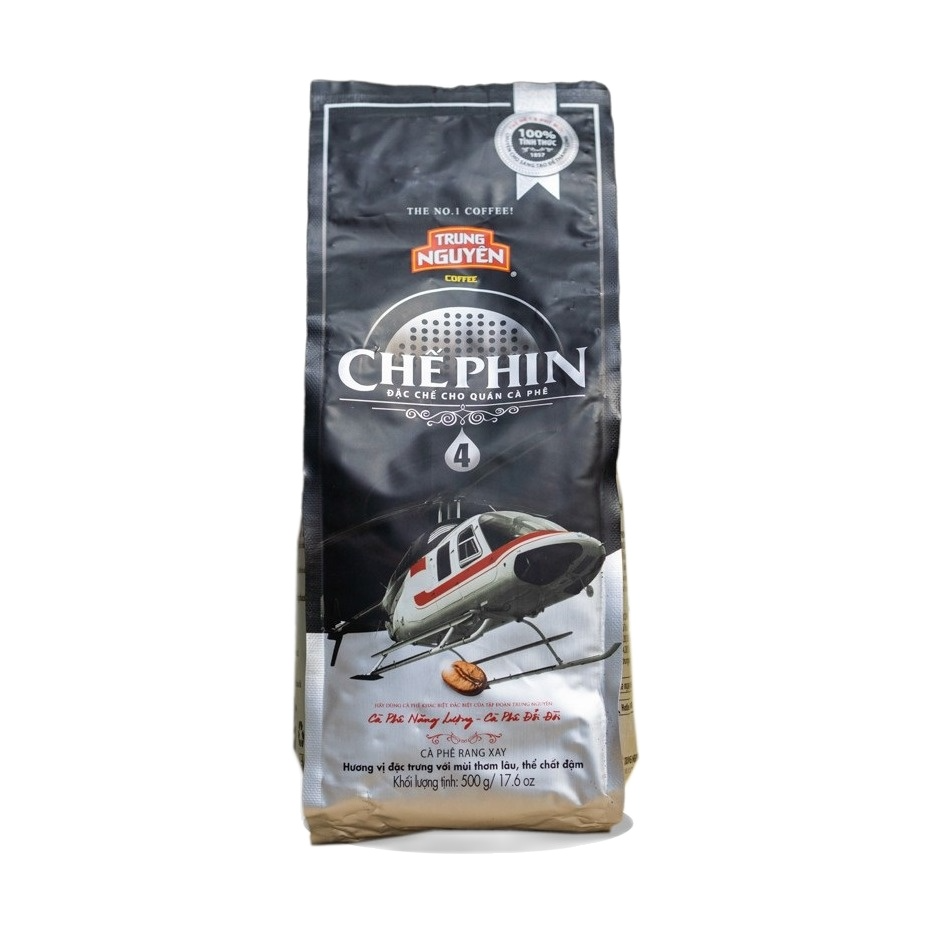 Cà phê Trung Nguyên Chế Phin 4( 500gam) - Cà phê pha phin đặc chế cho Quán Cà Phê