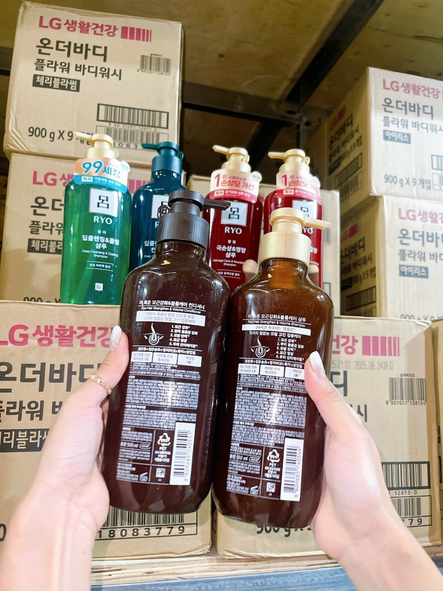 Dầu Gội Ryo Nâu Hàn Quốc Chai 550ml