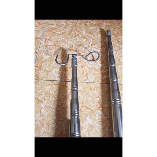 Hot - sào bẫy chim treo lồng chim inox tặng kèm móc - sale