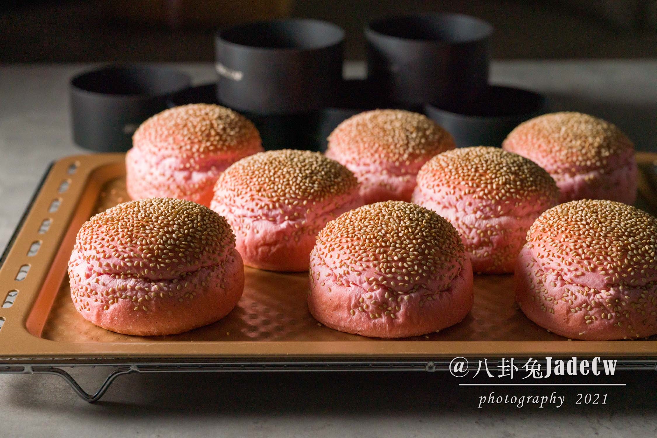 Khuôn Tròn Làm Bánh Burger 10 x 5cm