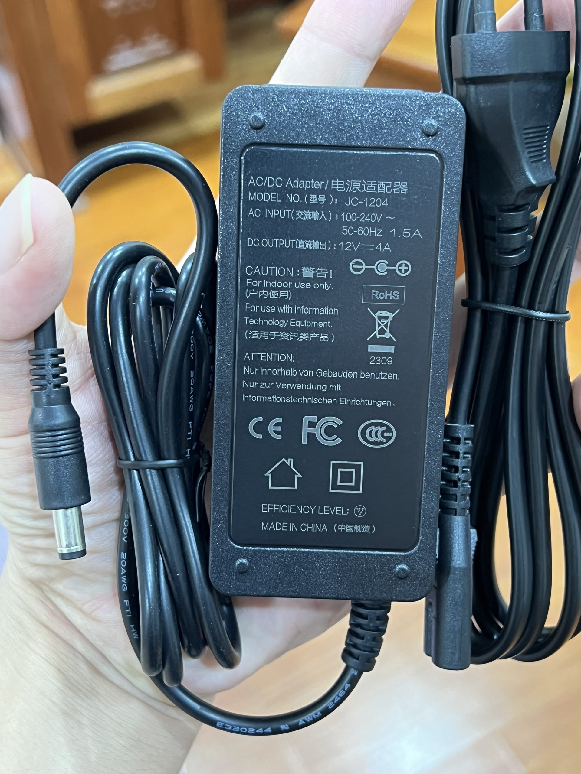 NGUỒN SẠC MÀN HÌNH MÁY TÍNH AOC 12V