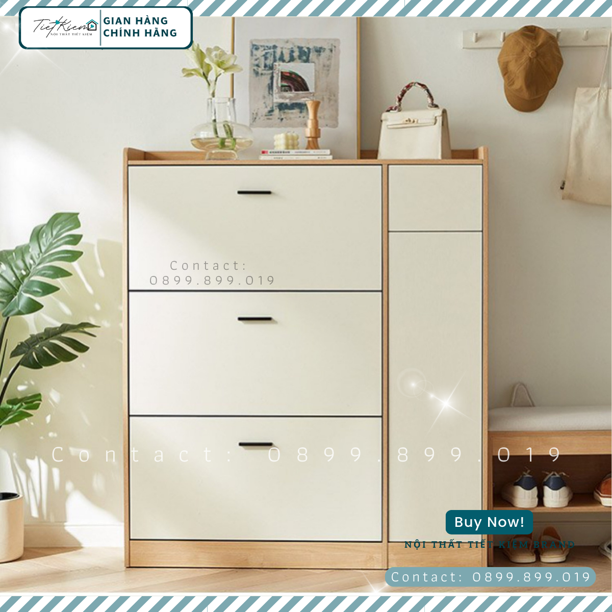 Tủ để giày đẹp thông minh KG15