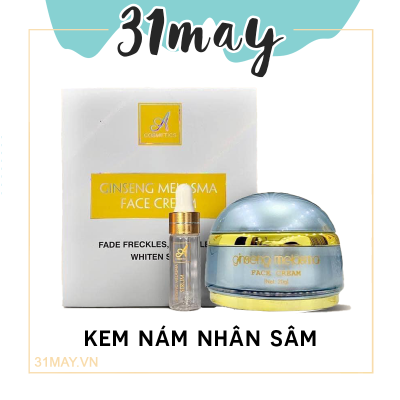 Kem Face Nám Nhân Sâm Ginseng Melasma A Cosmetics Mỹ Phẩm Phương Anh Chính Hãng 20gr