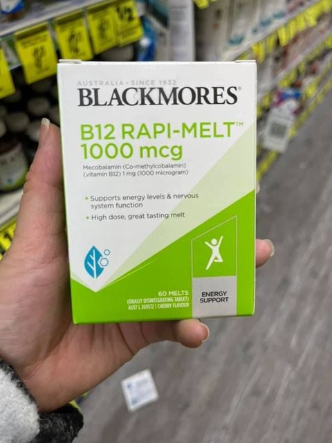 Blackmores B12 Rapi-Melt 1000 Mcg