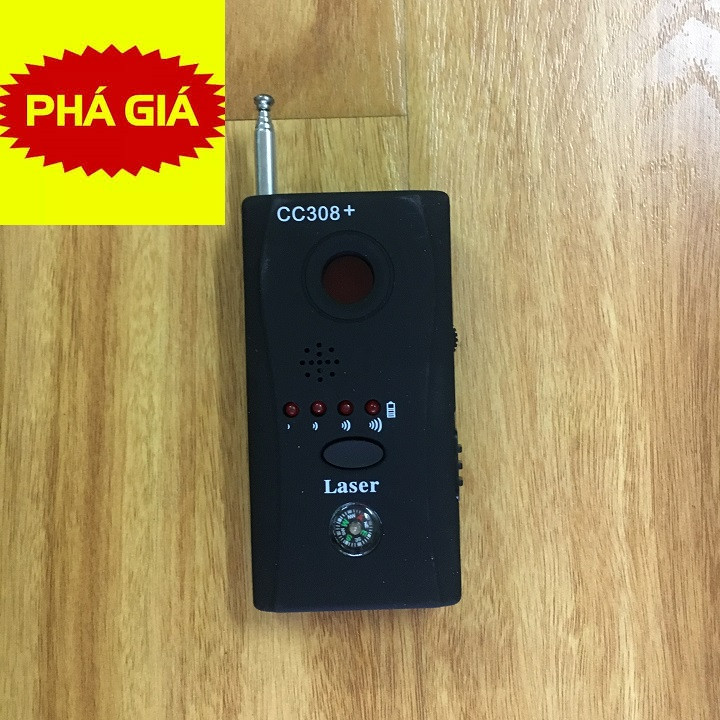Máy phát hiện nghe lén, camera theo dõi CC308+