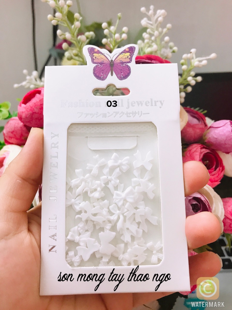 Charm mix đủ size, đủ hình dành cho Nail