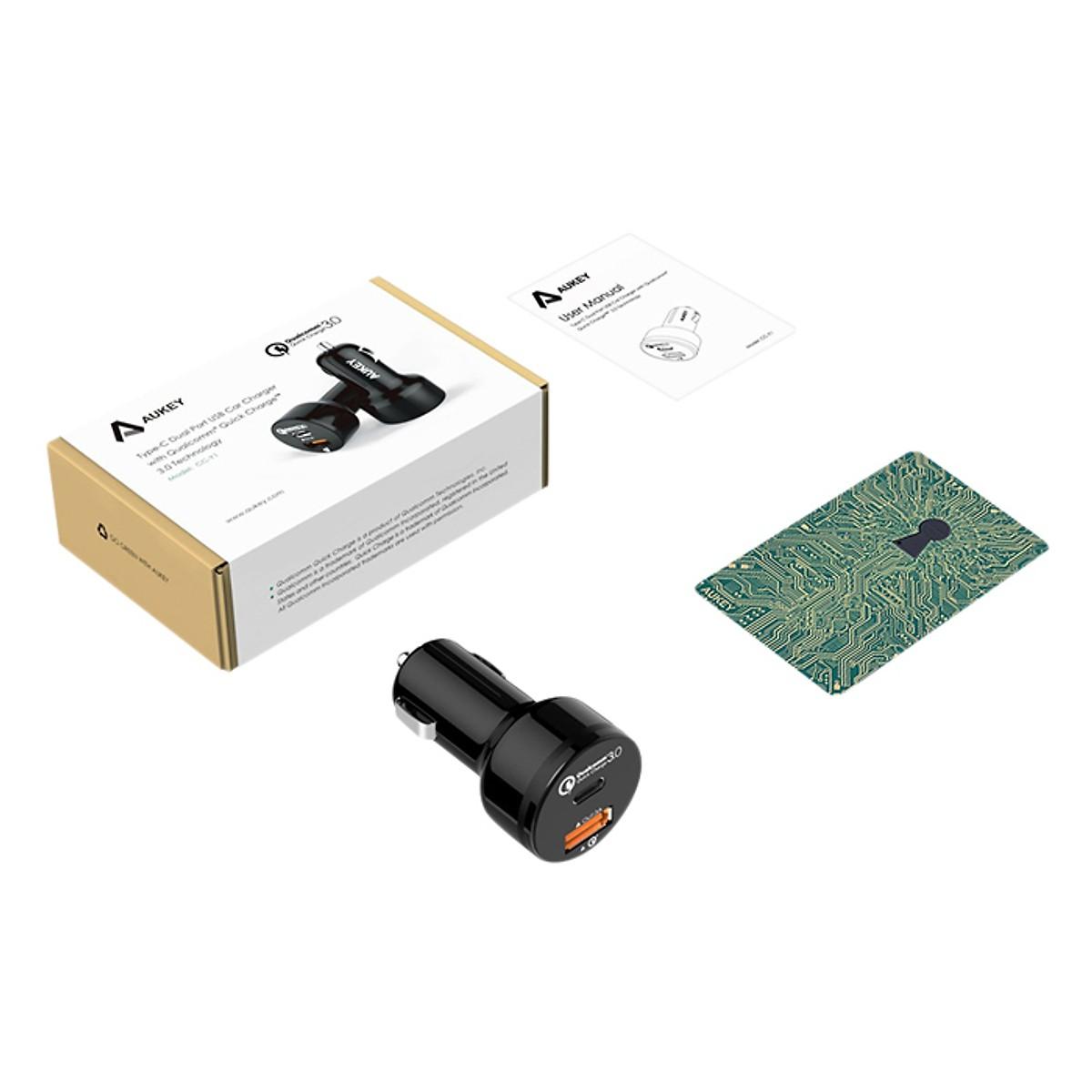 Sạc xe hơi Aukey CC-Y1