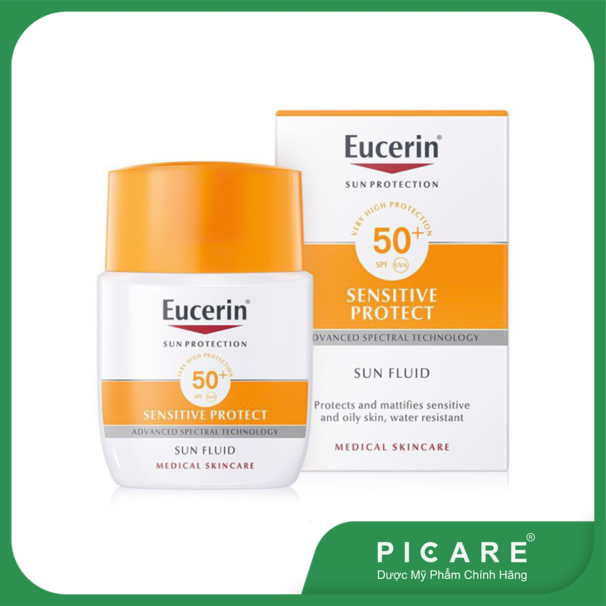 Kem chống nắng Eucerin Sun Fuild SPF 50+ 50ml