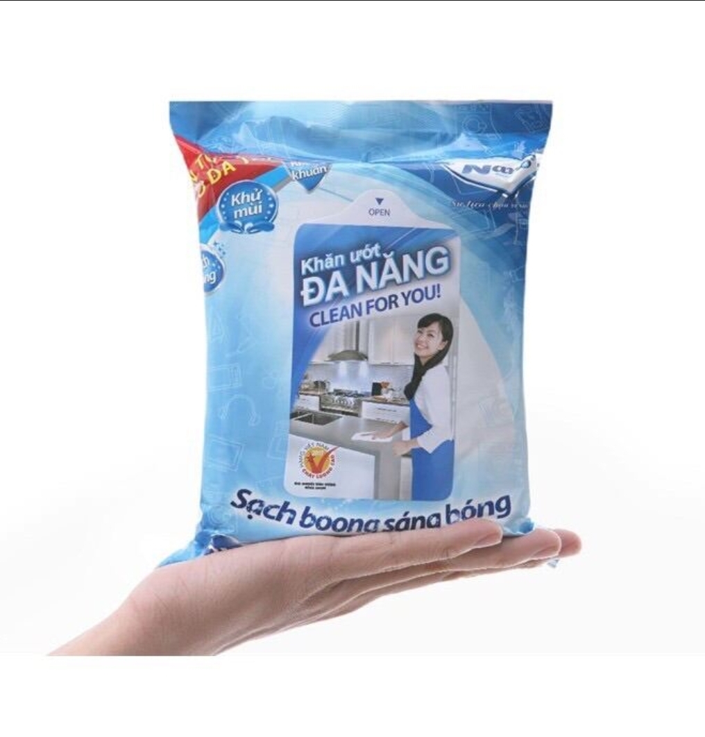 (HCM) KHĂN ƯỚT ĐA NĂNG 30 TỜ