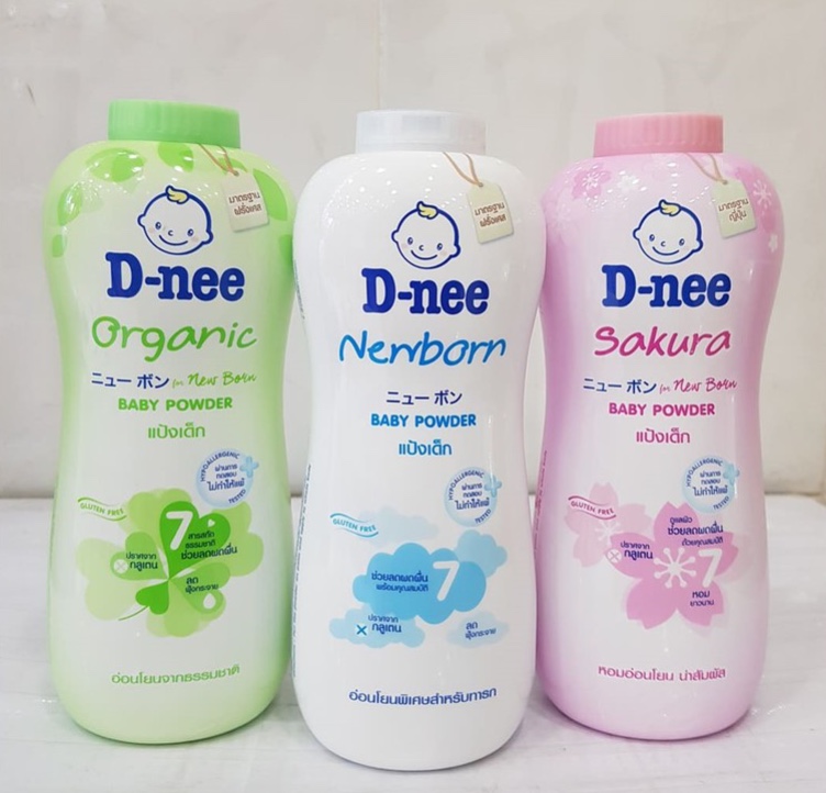 [ JunHee AUTH ] 01 Chai Phấn rôm / phấn thơm em bé D-nee Thái Lan