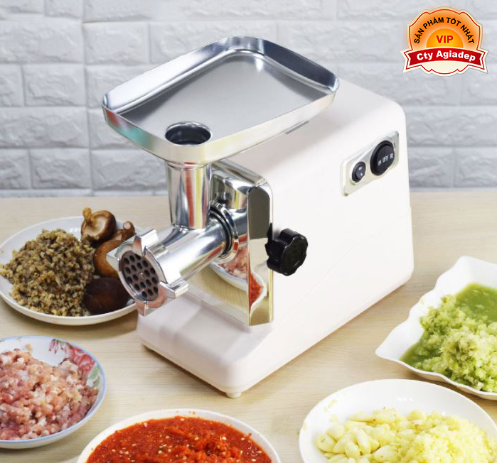 Máy xay thịt làm xúc xích lạp sườn công suất cao Giormani