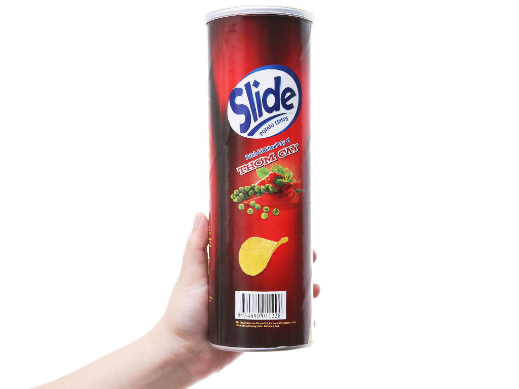 Siêu thị WinMart - Snack Silde khoai tây thơm cay lon 160g