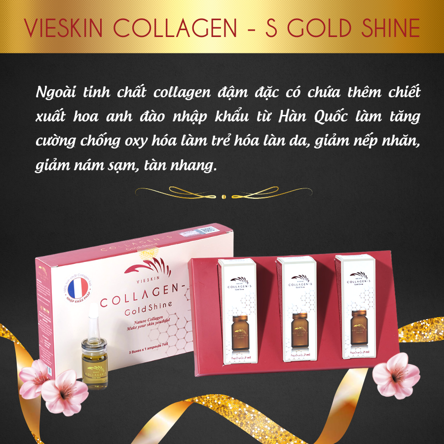 Tinh Chất Collagen VieSkin S Gold Shine ( Chính Hãng )