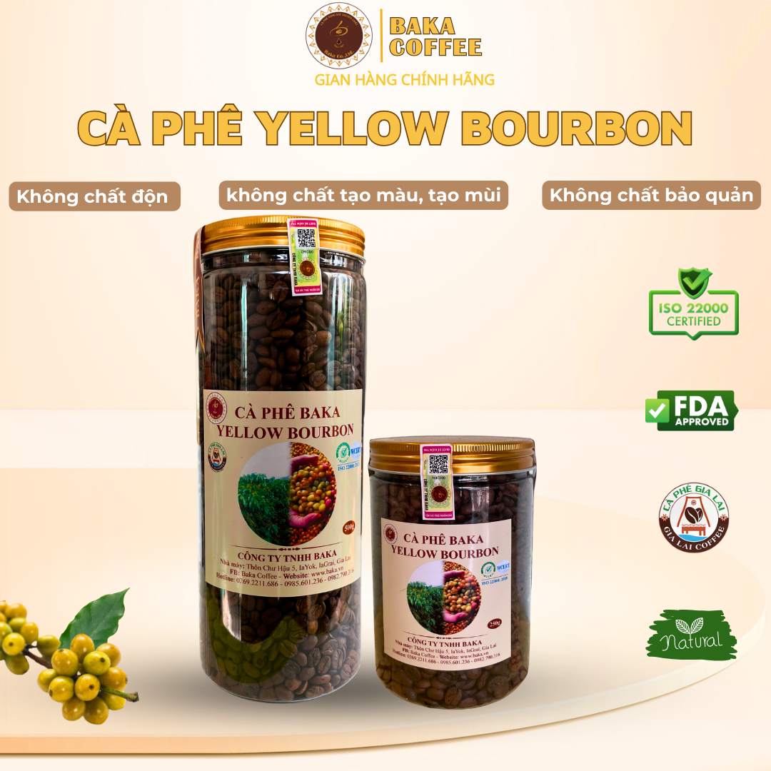 Cà Phê Nguyên Chất Baka - YellowBourBon