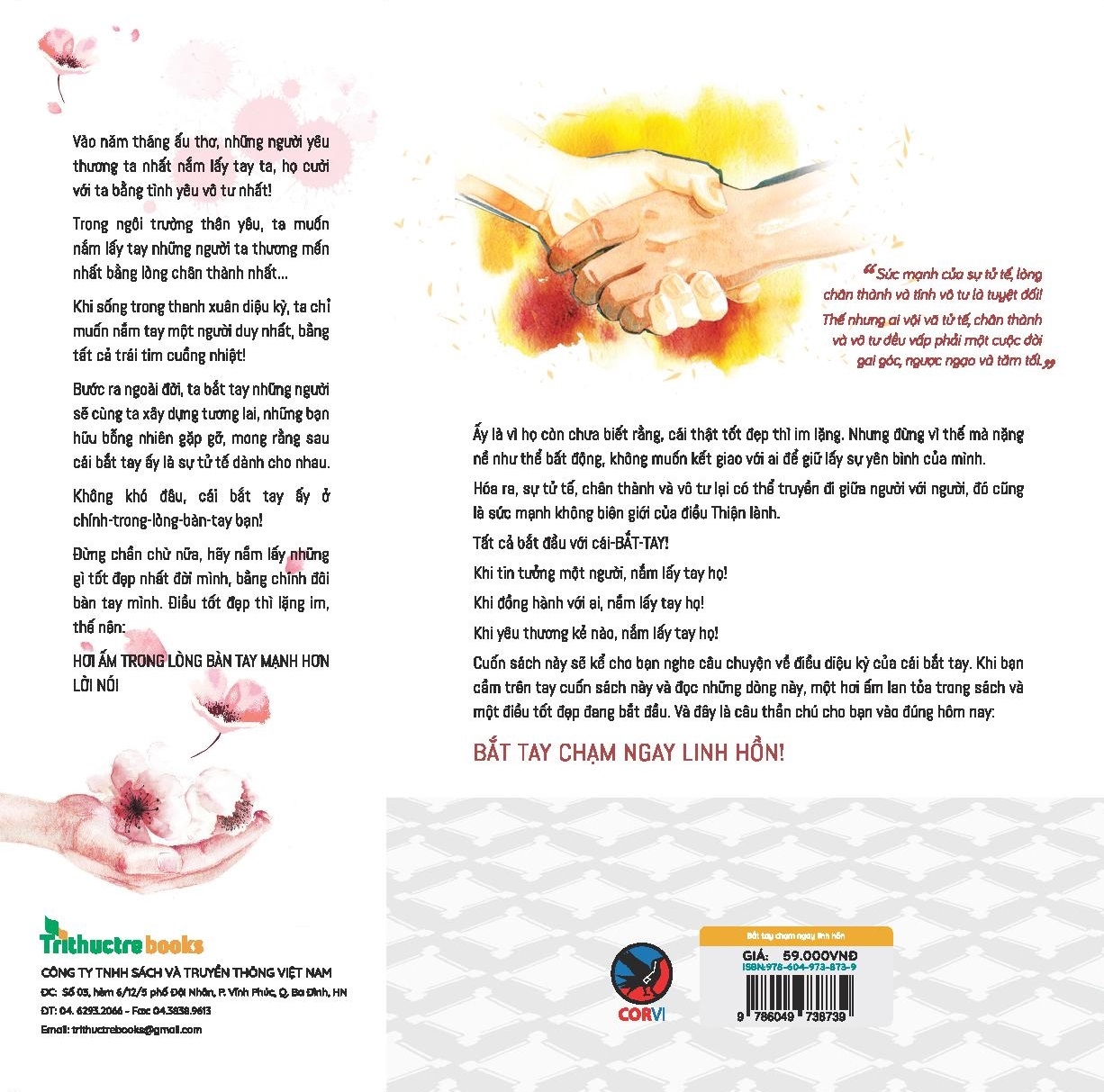 Fahasa - Bắt Tay Chạm Ngay Linh Hồn (Hơi Ấm Trong Lòng Bàn Tay Mạnh Hơn Lời Nói)