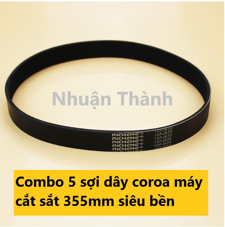 Dây curoa máy cắt sắt 350/355mm loại tốt siêu bền