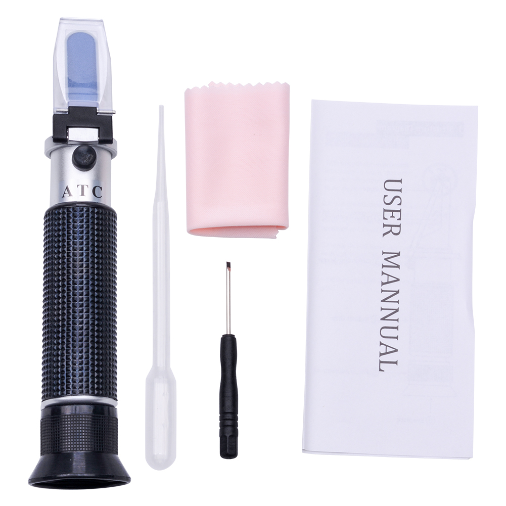 Yieryi Khúc Xạ Kế Độ Mặn 0-100, 1.000-1. Máy Đo Độ Mặn Nước Biển 070SG ATC