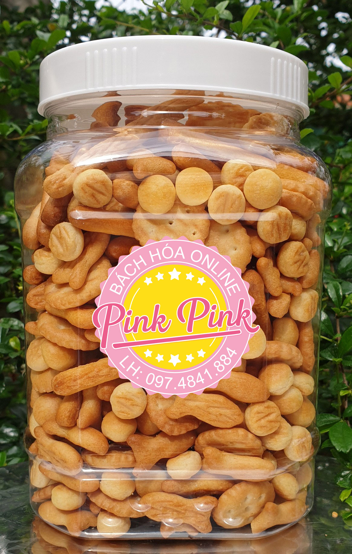 Bánh quy đũa/ quy đồng tiền/ quy cá/ hạt ngọc/ quy mix hủ 450g