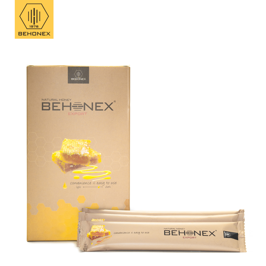 MẬT ONG XUẤT KHẨU BEHONEX STICK HONEY DARK 25GR x 12 GÓI