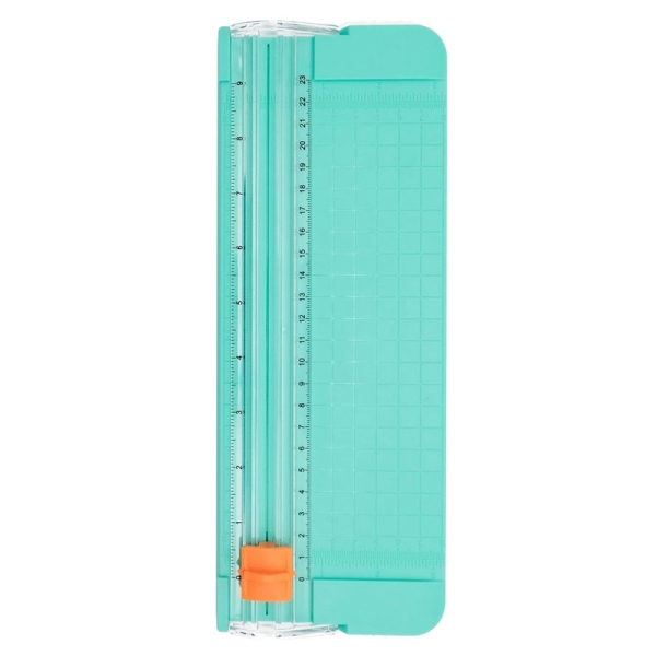 A5 Paper Cutter Paper Trimmer Photo Blades with Security Safeguard and Side Ruler for Office Home Stationery
