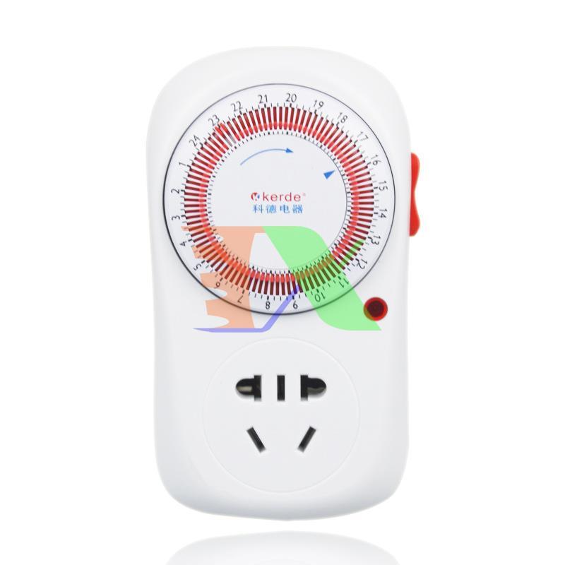 Ổ power plug timer mechanical kerde tw-e05, 15 minutes, switch automatic timer 15 minutes, socket mechanical timer, hydroponic, timer aquaponics, socket timer super durable