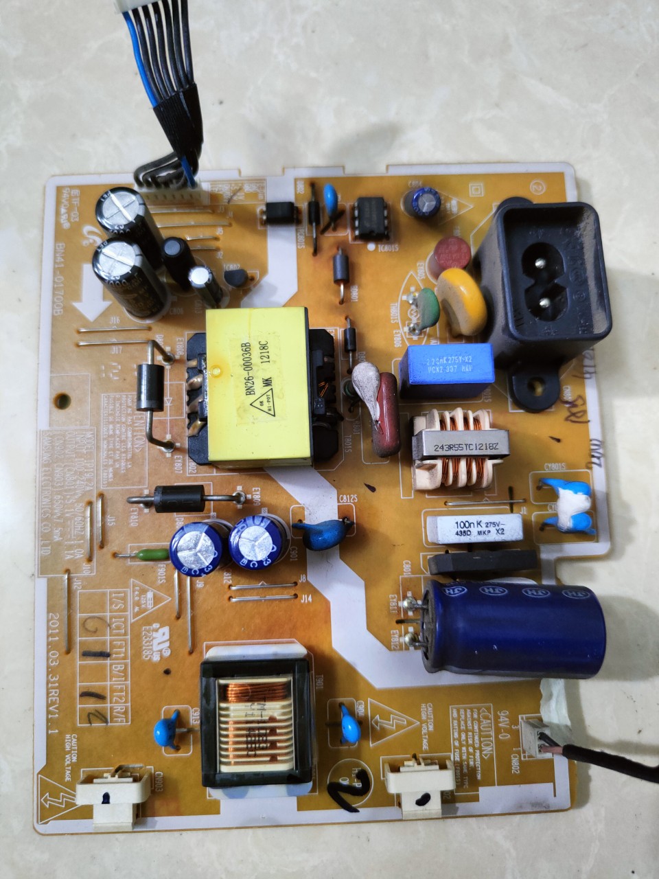mainboard nguồn màn hình samsung S19A10N