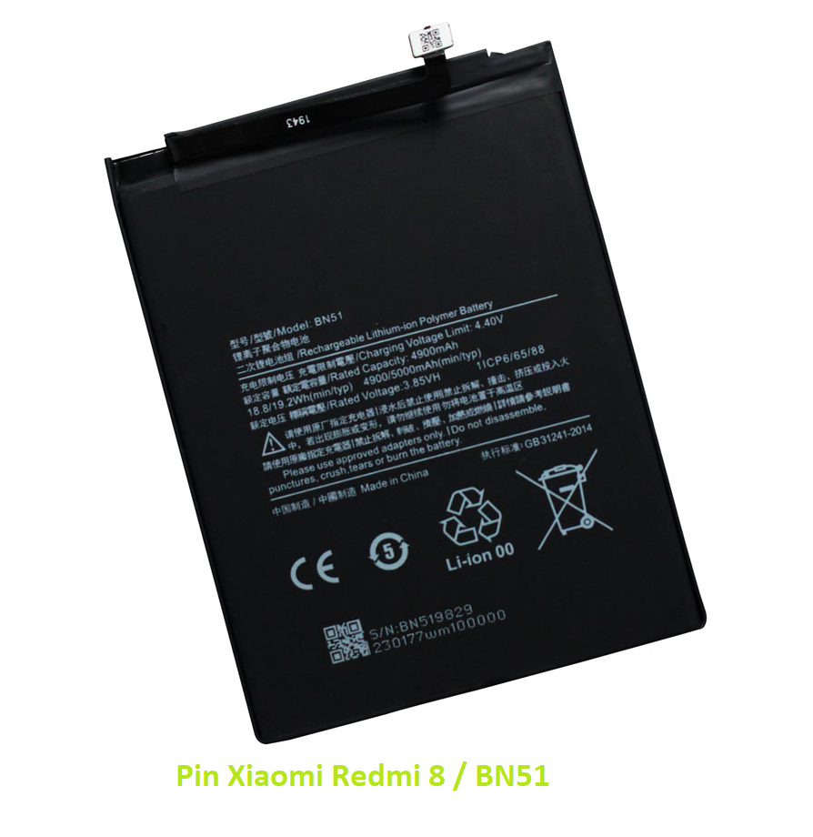 Pin xiaomi redmi 8 / bn51